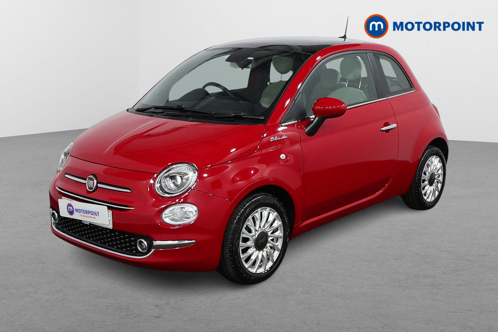 Fiat 500 Dolcevita Manual Petrol-Electric Hybrid Hatchback - Stock Number (1528859) - Passenger side front corner