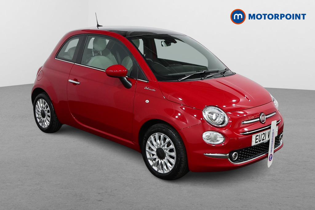 Fiat 500 Dolcevita Manual Petrol-Electric Hybrid Hatchback - Stock Number (1528859) - Drivers side front corner