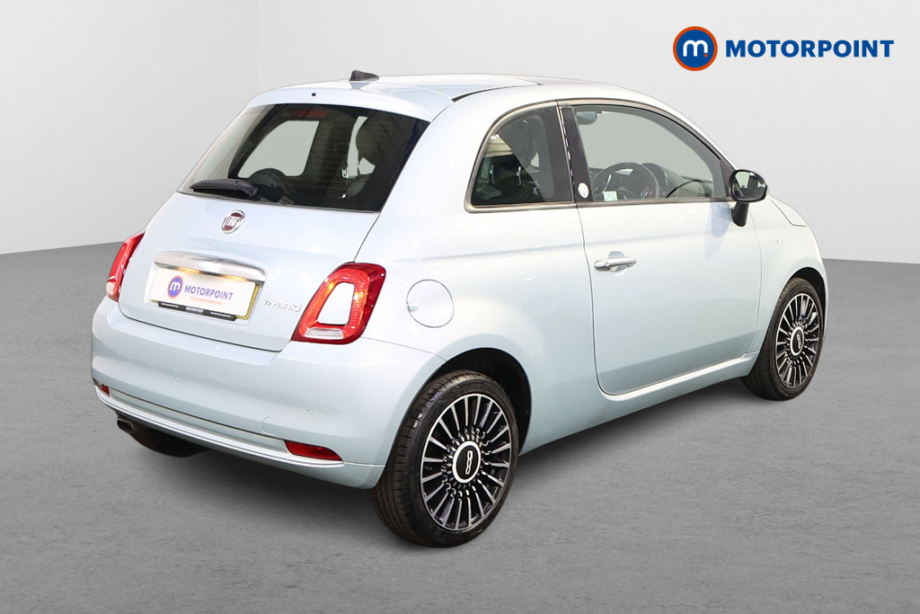 Fiat 500 Launch Edition Manual Petrol-Electric Hybrid Hatchback - Stock Number (1524706) - Drivers side rear corner