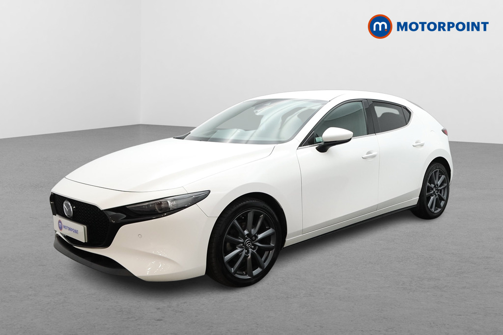 Mazda 3 Sport Lux Manual Petrol-Electric Hybrid Hatchback - Stock Number (1529569) - Passenger side front corner