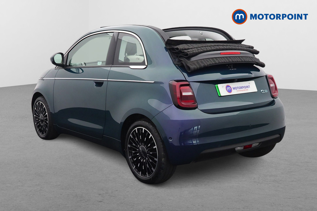 Fiat 500 La Prima Automatic Electric Convertible - Stock Number (1530223) - Passenger side rear corner