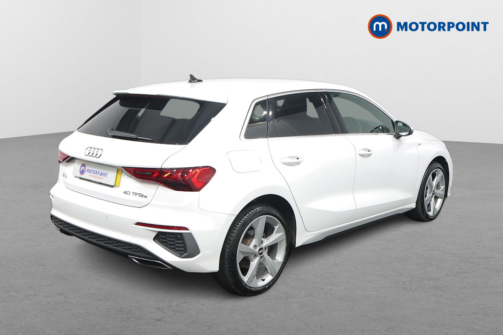 Audi A3 S Line Automatic Petrol Plug-In Hybrid Hatchback - Stock Number (1530210) - Drivers side rear corner