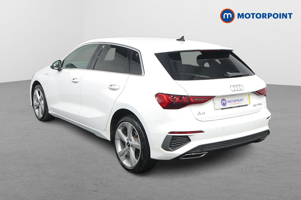 Audi A3 S Line Automatic Petrol Plug-In Hybrid Hatchback - Stock Number (1530210) - Passenger side rear corner