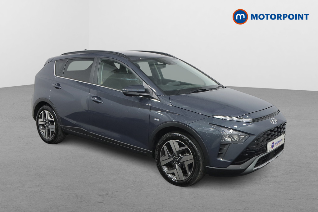 Hyundai Bayon Premium Automatic Petrol-Electric Hybrid SUV - Stock Number (1524213) - Drivers side front corner