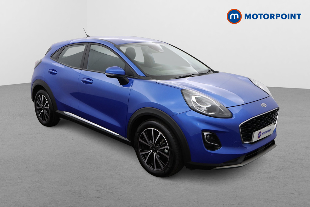Ford Puma Titanium Manual Petrol-Electric Hybrid SUV - Stock Number (1528825) - Drivers side front corner