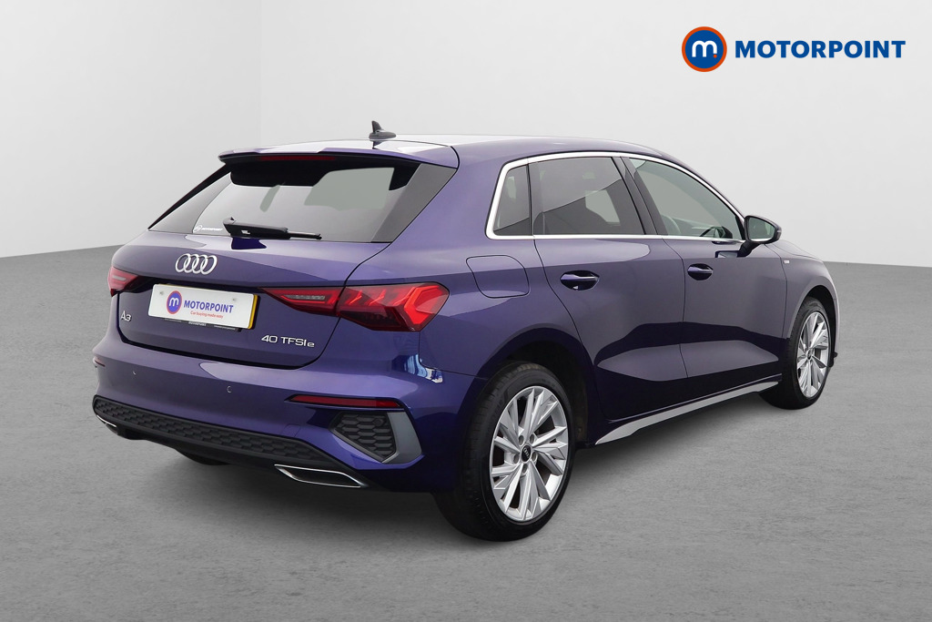Audi A3 S Line Automatic Petrol Plug-In Hybrid Hatchback - Stock Number (1511324) - Drivers side rear corner