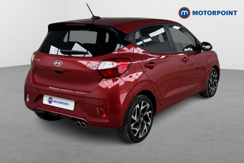 Hyundai I10 N Line Manual Petrol Hatchback - Stock Number (1531860) - Drivers side rear corner