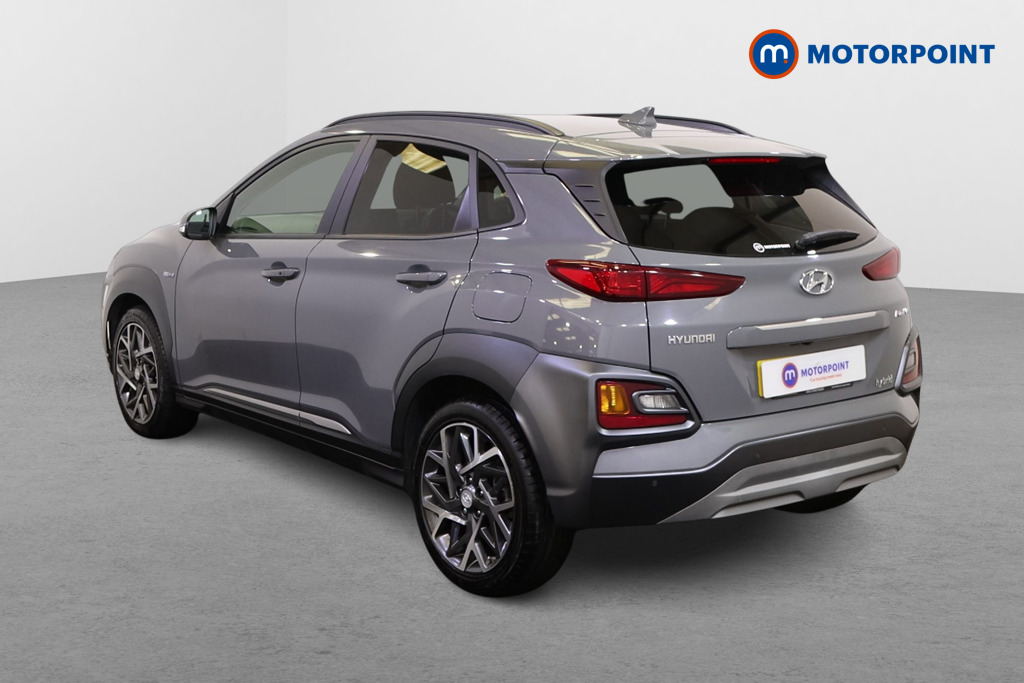 Hyundai Kona Premium Automatic Petrol-Electric Hybrid SUV - Stock Number (1531291) - Passenger side rear corner