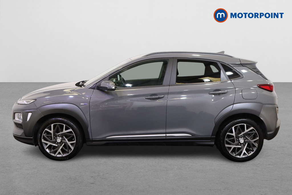 Hyundai Kona Premium Automatic Petrol-Electric Hybrid SUV - Stock Number (1531291) - Passenger side