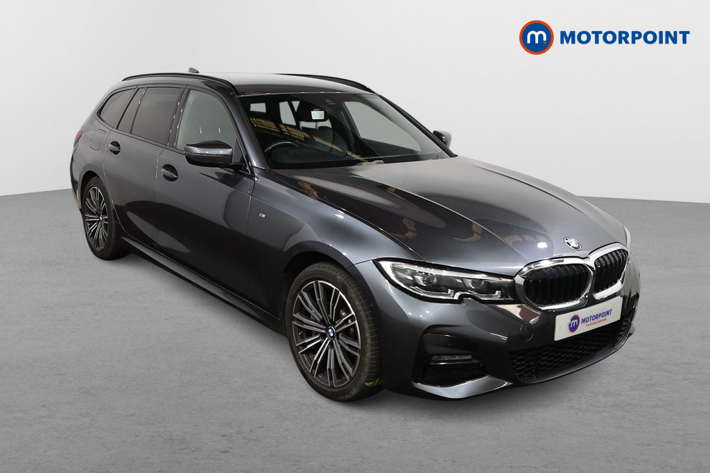 BMW 3 Series M Sport Automatic Petrol Plug-In Hybrid Estate - Stock Number (1528435) - Drivers side front corner