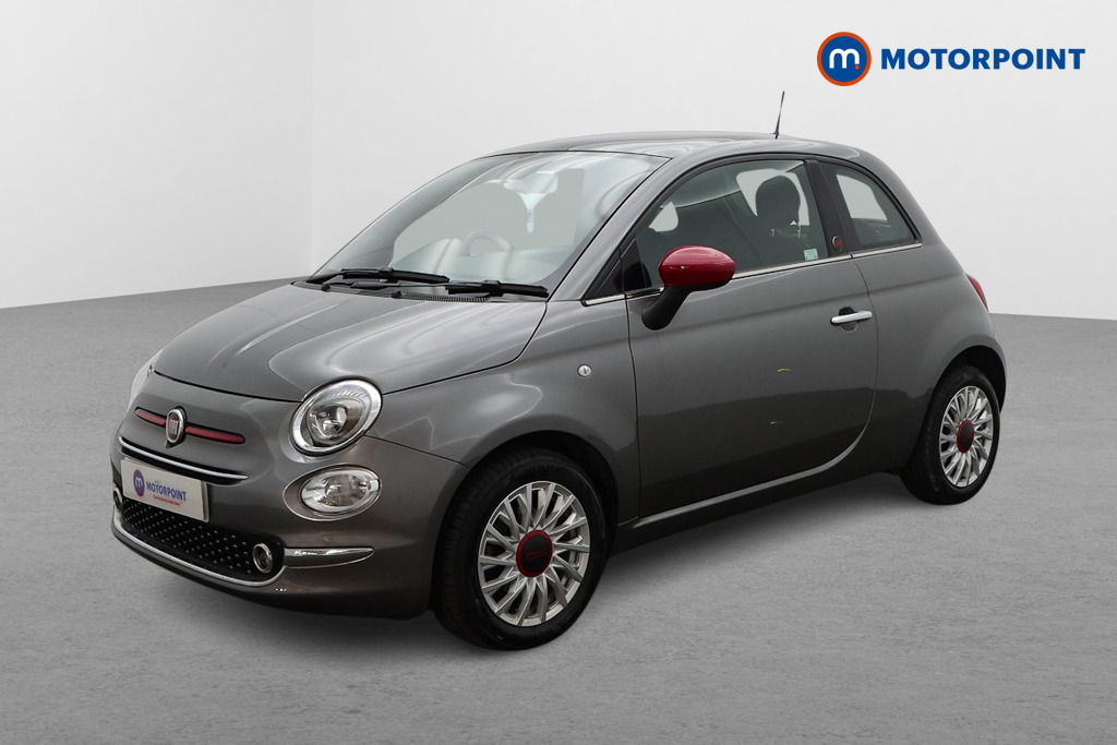 Fiat 500 RED Manual Petrol-Electric Hybrid Hatchback - Stock Number (1525545) - Passenger side front corner