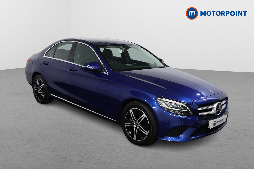 Mercedes-Benz C Class Sport Automatic Petrol Saloon - Stock Number (1538054) - Drivers side front corner