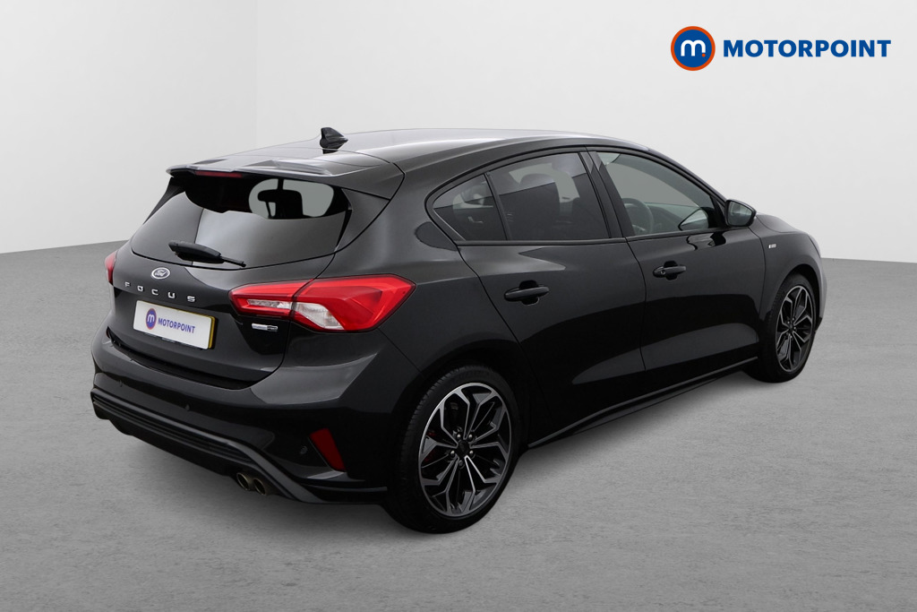Ford Focus St-Line X Edition Manual Petrol-Electric Hybrid Hatchback - Stock Number (1536438) - Drivers side rear corner
