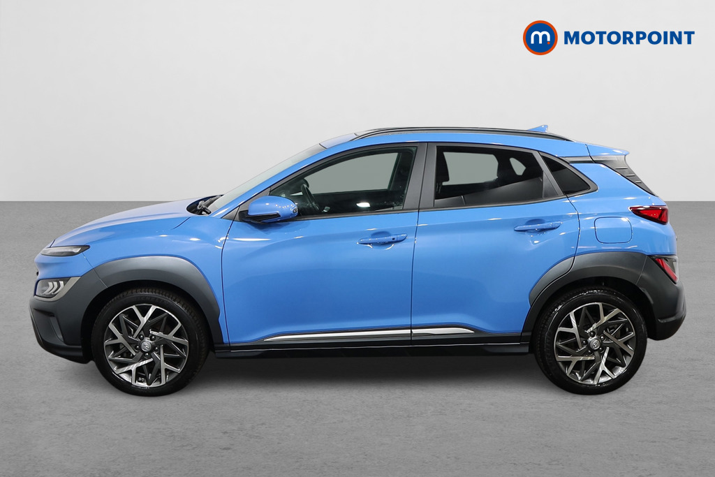 Hyundai Kona Ultimate Automatic Petrol-Electric Hybrid SUV - Stock Number (1538608) - Passenger side