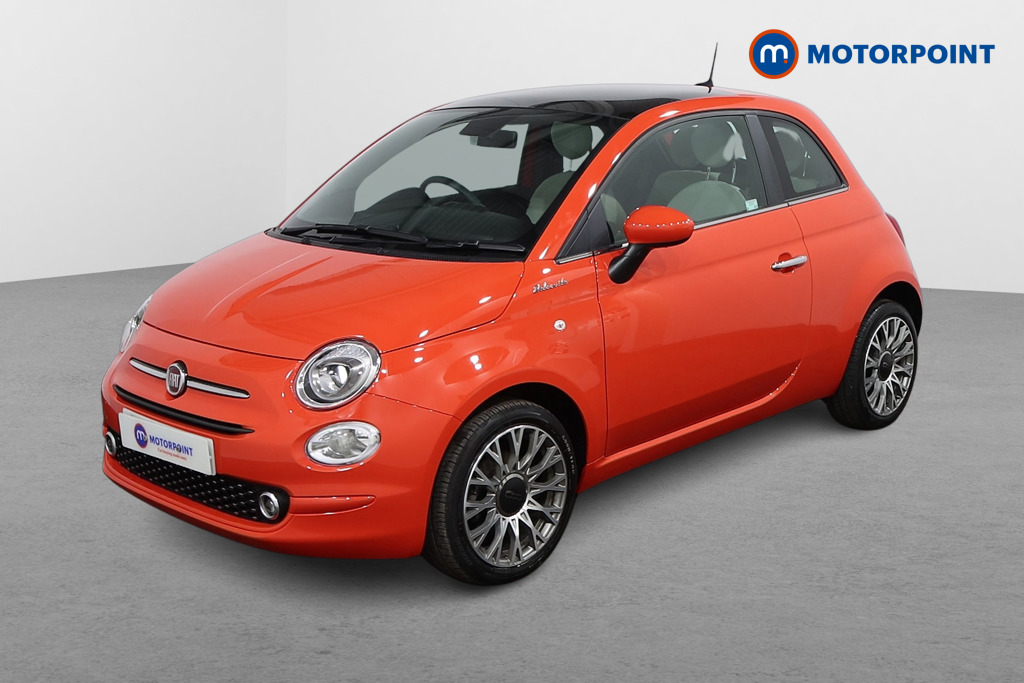 Fiat 500 Dolcevita Manual Petrol-Electric Hybrid Hatchback - Stock Number (1539423) - Passenger side front corner