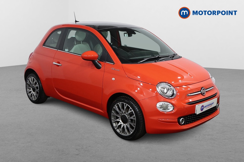 Fiat 500 Dolcevita Manual Petrol-Electric Hybrid Hatchback - Stock Number (1539423) - Drivers side front corner