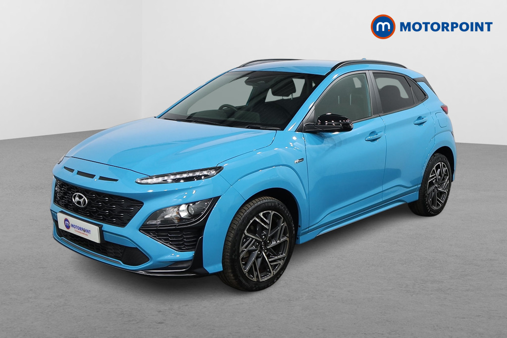Hyundai Kona N Line Manual Petrol-Electric Hybrid SUV - Stock Number (1539343) - Passenger side front corner