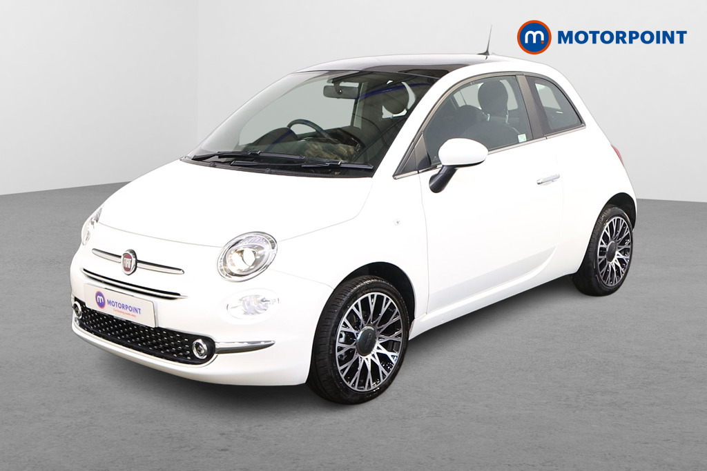 Fiat 500 TOP Manual Petrol-Electric Hybrid Hatchback - Stock Number (1536876) - Passenger side front corner