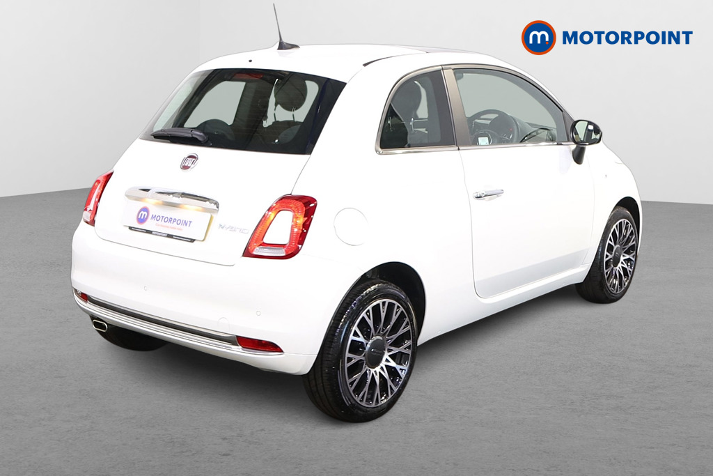 Fiat 500 TOP Manual Petrol-Electric Hybrid Hatchback - Stock Number (1536876) - Drivers side rear corner