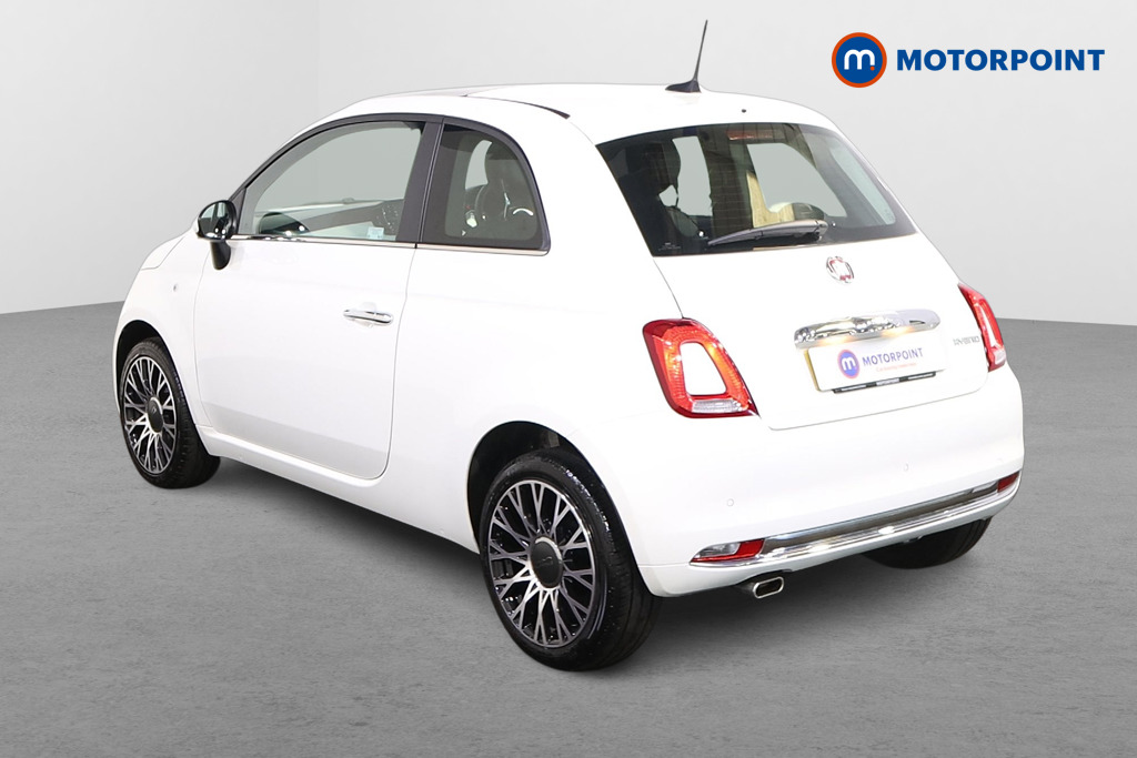 Fiat 500 TOP Manual Petrol-Electric Hybrid Hatchback - Stock Number (1536876) - Passenger side rear corner