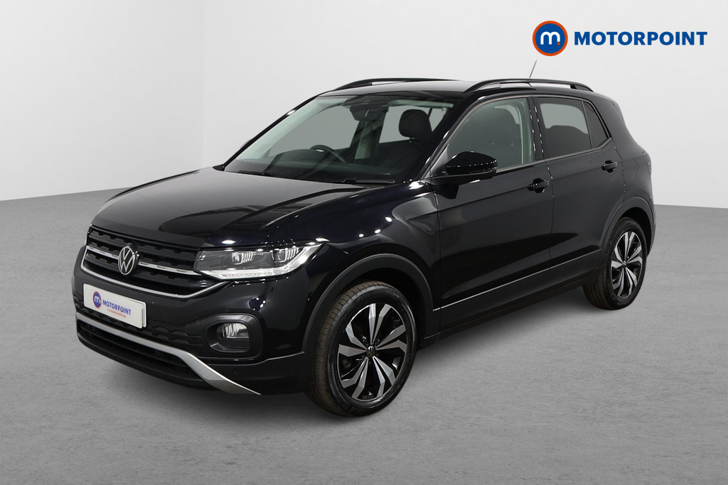 Volkswagen T-Cross Black Edition Manual Petrol SUV - Stock Number (1536419) - Passenger side front corner