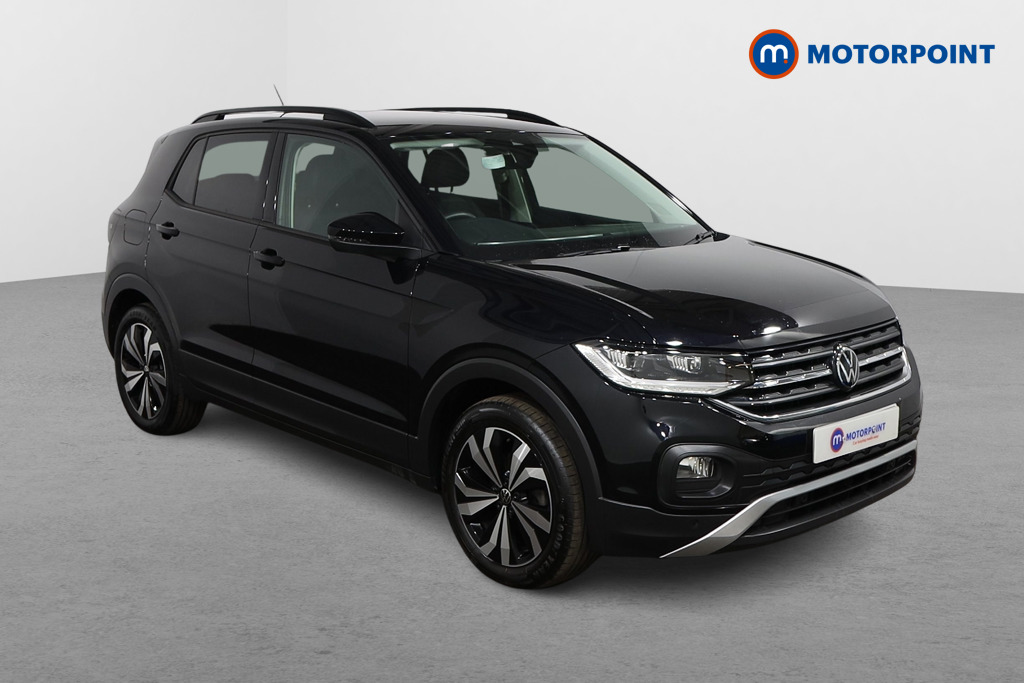Volkswagen T-Cross Black Edition Manual Petrol SUV - Stock Number (1536419) - Drivers side front corner