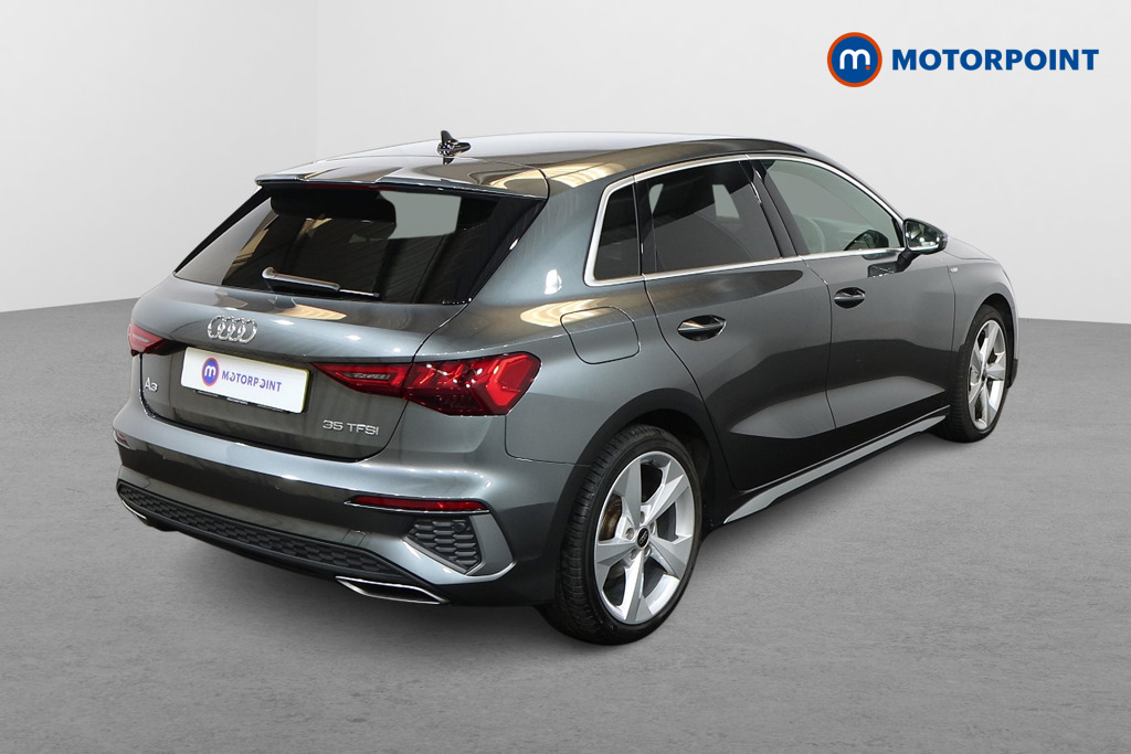 Audi A3 S Line Manual Petrol Hatchback - Stock Number (1541579) - Drivers side rear corner