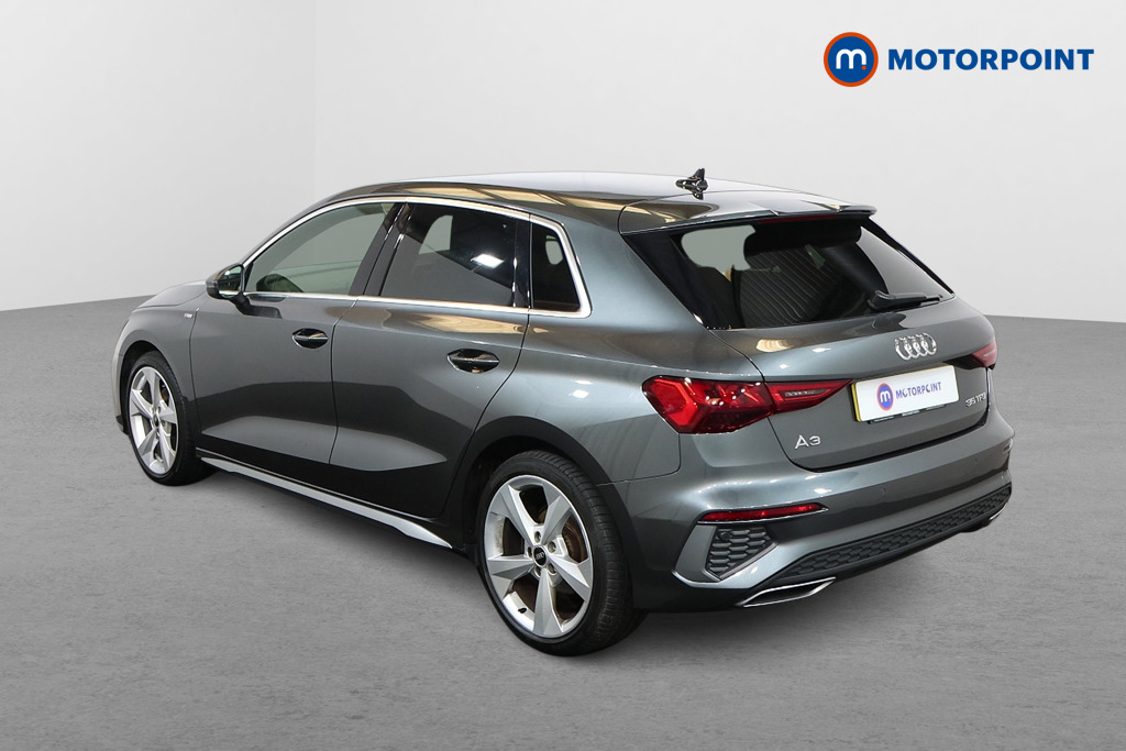 Audi A3 S Line Manual Petrol Hatchback - Stock Number (1541579) - Passenger side rear corner