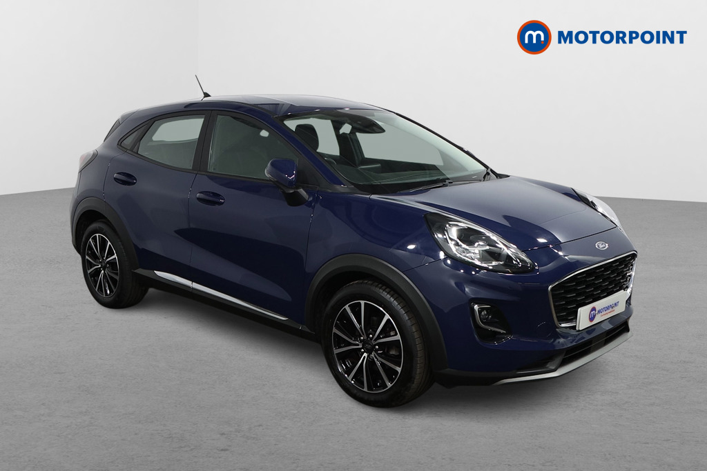 Ford Puma Titanium Manual Petrol-Electric Hybrid SUV - Stock Number (1516974) - Drivers side front corner