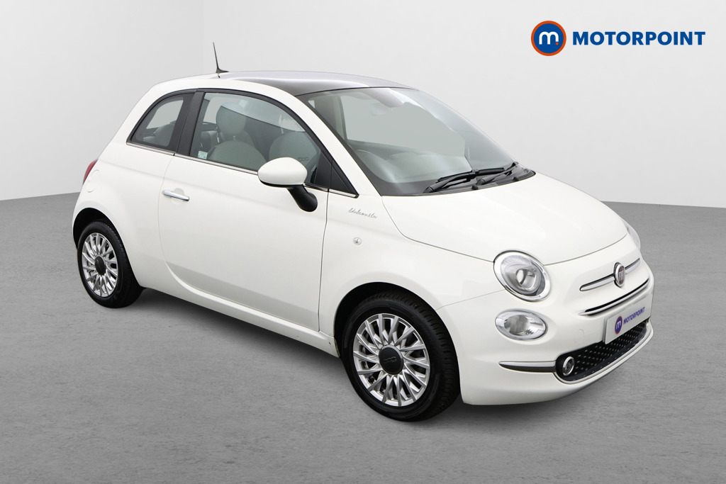 Fiat 500 Dolcevita Manual Petrol-Electric Hybrid Hatchback - Stock Number (1525831) - Drivers side front corner