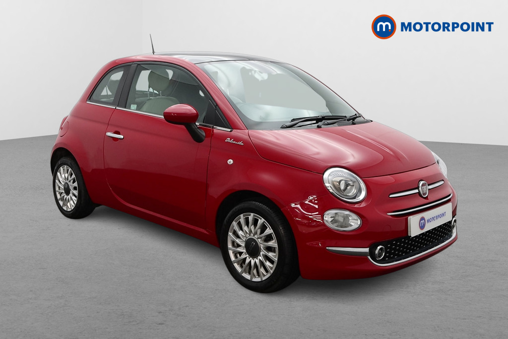 Fiat 500 Dolcevita Manual Petrol-Electric Hybrid Hatchback - Stock Number (1525838) - Drivers side front corner