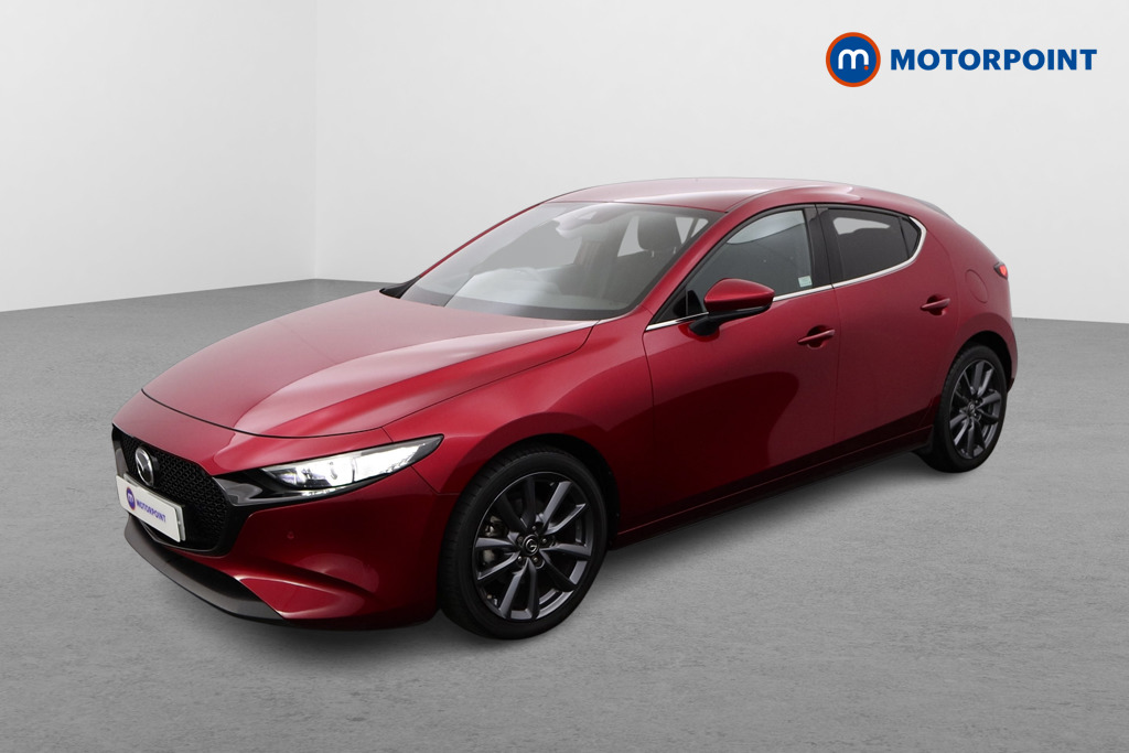 Mazda 3 Sport Lux Manual Petrol-Electric Hybrid Hatchback - Stock Number (1528596) - Passenger side front corner