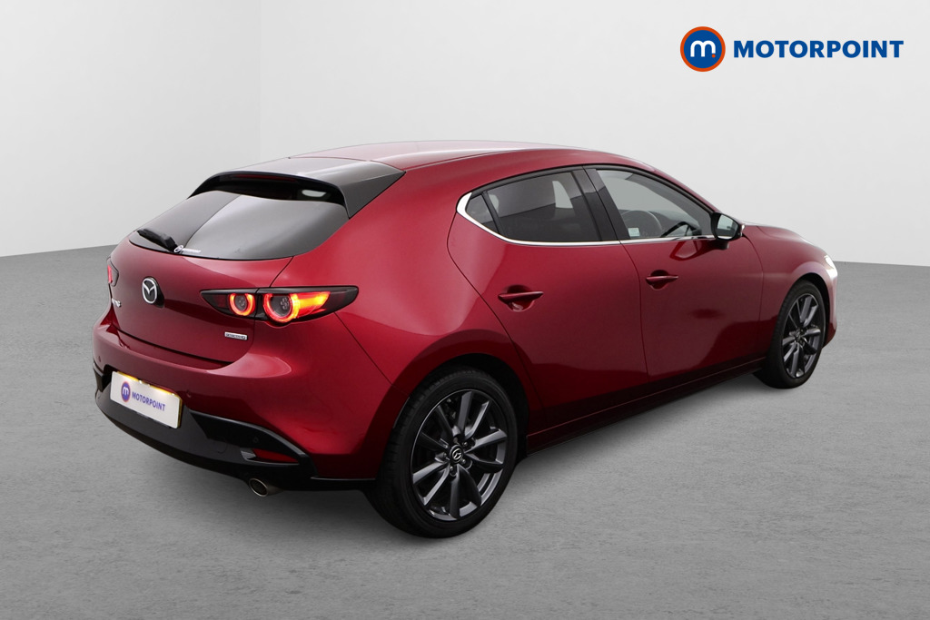 Mazda 3 Sport Lux Manual Petrol-Electric Hybrid Hatchback - Stock Number (1528596) - Drivers side rear corner