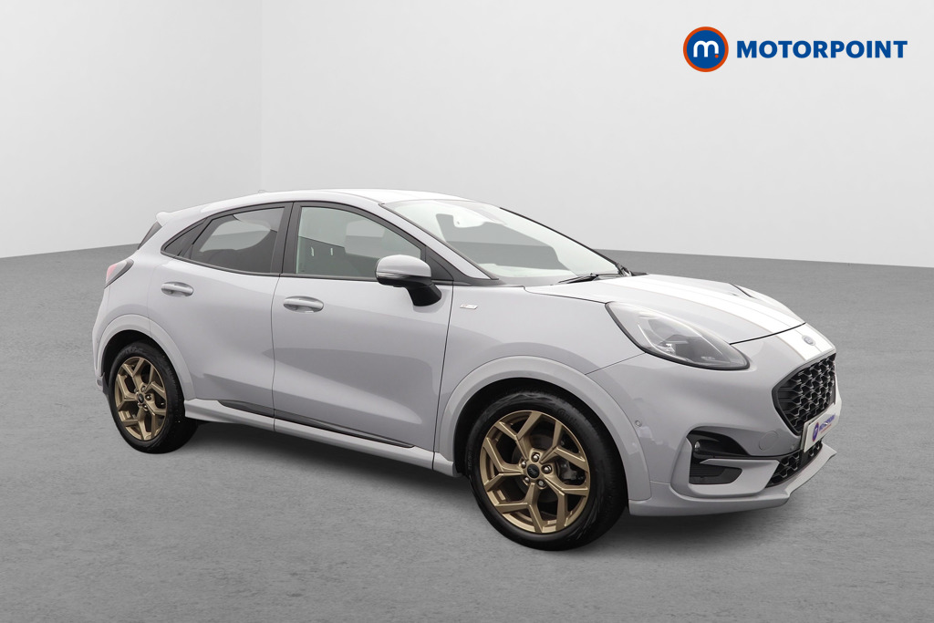 Ford Puma St-Line X Gold Edition Manual Petrol-Electric Hybrid SUV - Stock Number (1534957) - Drivers side front corner