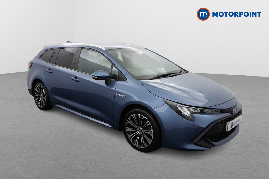 Toyota Corolla Design Automatic Petrol-Electric Hybrid Estate - Stock Number (1535107) - Drivers side front corner
