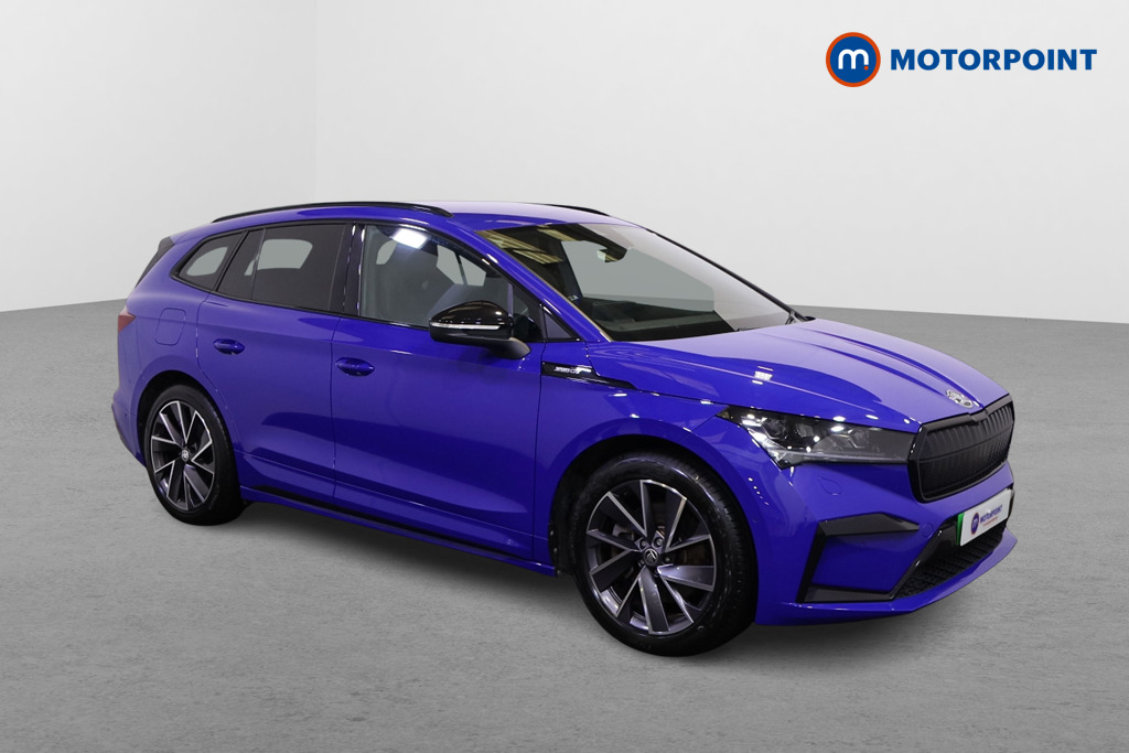 Skoda Enyaq 80 Sportline Automatic Electric SUV - Stock Number (1535195) - Drivers side front corner