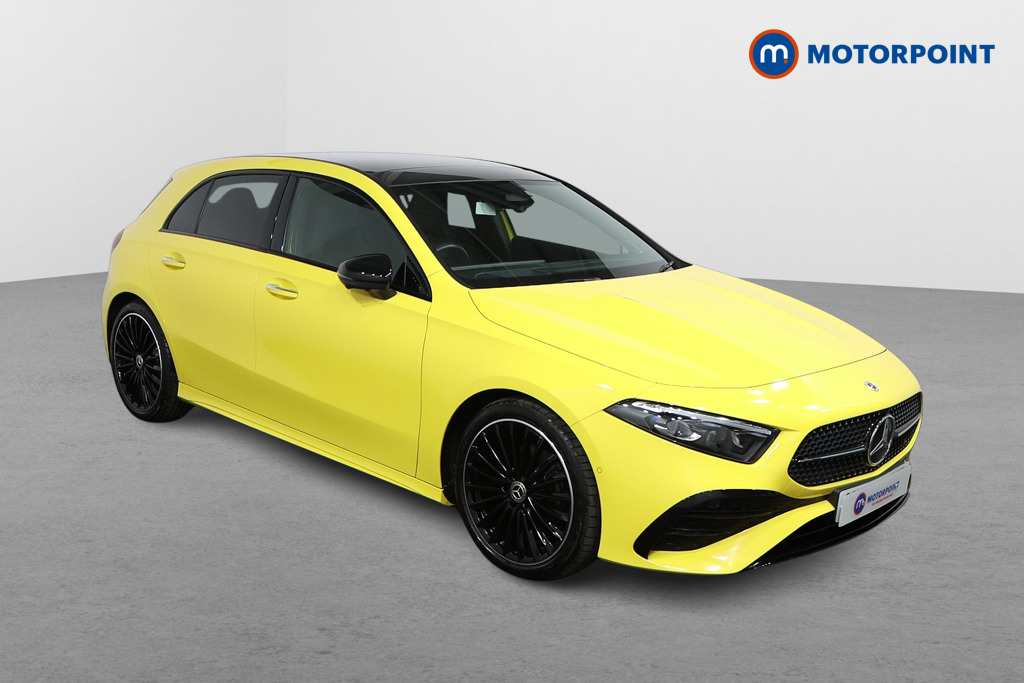 Mercedes-Benz A Class Exclusive Launch Edition Automatic Petrol Hatchback - Stock Number (1535719) - Drivers side front corner