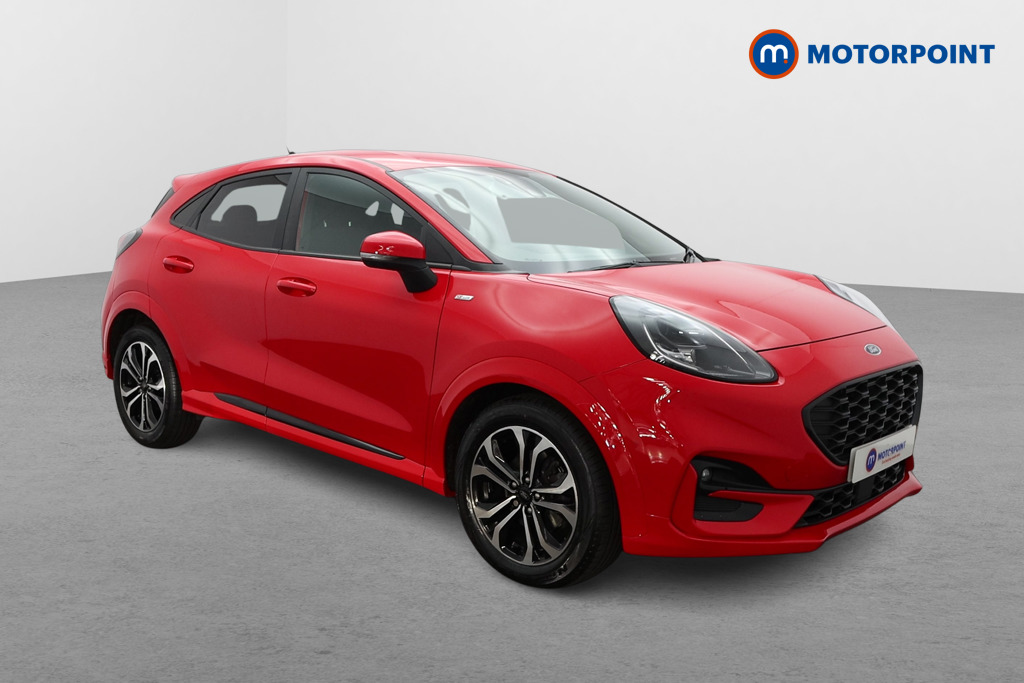 Ford Puma St-Line Manual Petrol-Electric Hybrid SUV - Stock Number (1536855) - Drivers side front corner