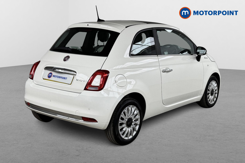 Fiat 500 Dolcevita Manual Petrol-Electric Hybrid Hatchback - Stock Number (1538686) - Drivers side rear corner