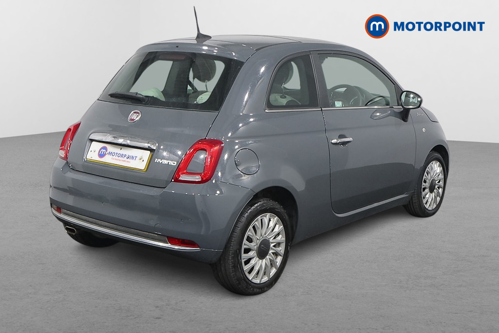 Fiat 500 Dolcevita Manual Petrol-Electric Hybrid Hatchback - Stock Number (1538856) - Drivers side rear corner