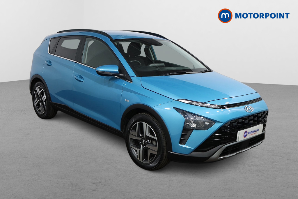 Hyundai Bayon Premium Automatic Petrol-Electric Hybrid SUV - Stock Number (1539687) - Drivers side front corner