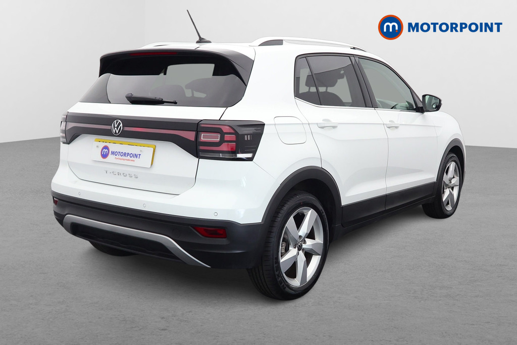 Volkswagen T-Cross SEL Manual Petrol SUV - Stock Number (1539879) - Drivers side rear corner
