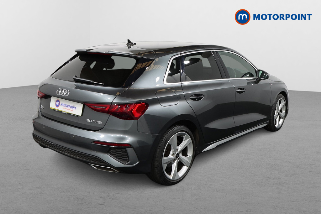 Audi A3 S Line Manual Petrol Hatchback - Stock Number (1535659) - Drivers side rear corner