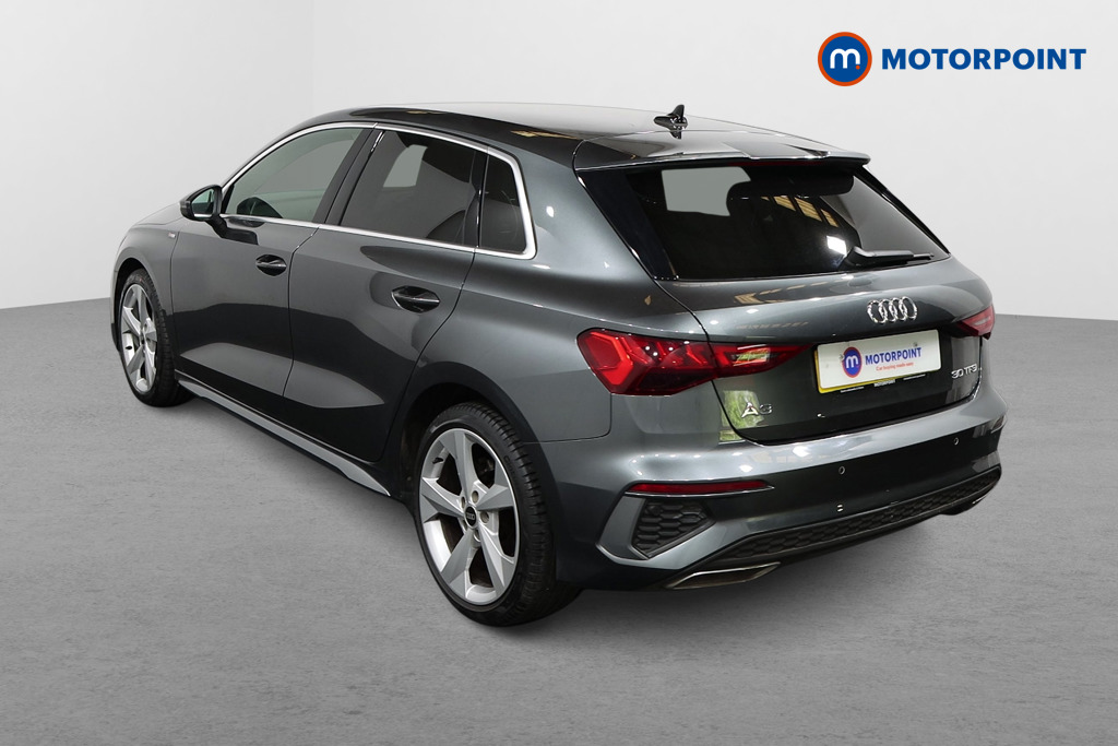 Audi A3 S Line Manual Petrol Hatchback - Stock Number (1535659) - Passenger side rear corner