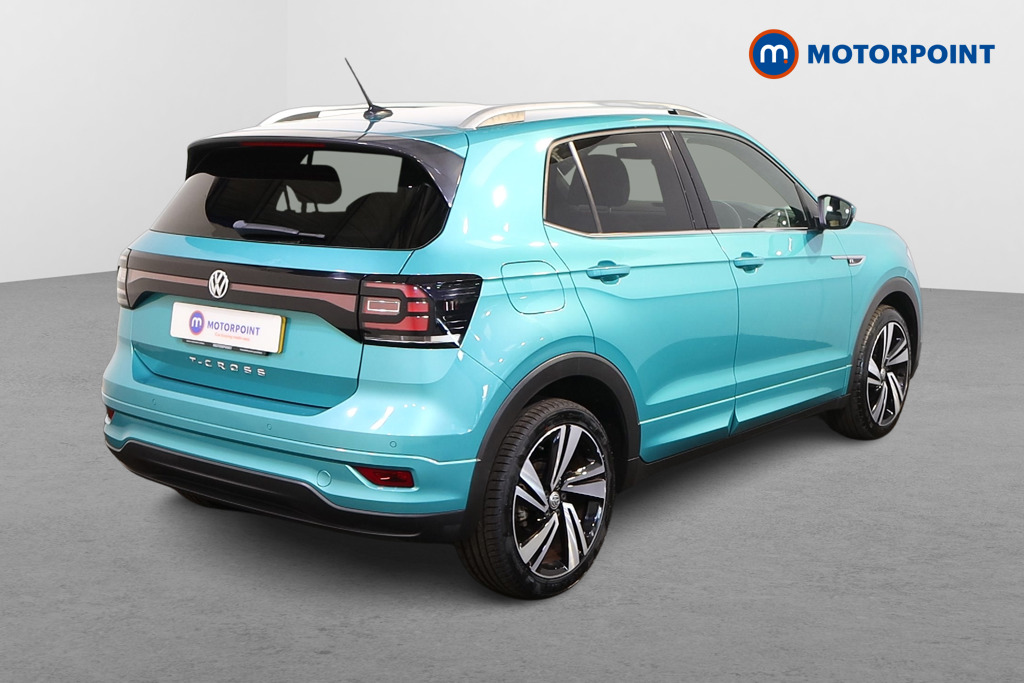 Volkswagen T-Cross R-Line Automatic Petrol SUV - Stock Number (1536039) - Drivers side rear corner