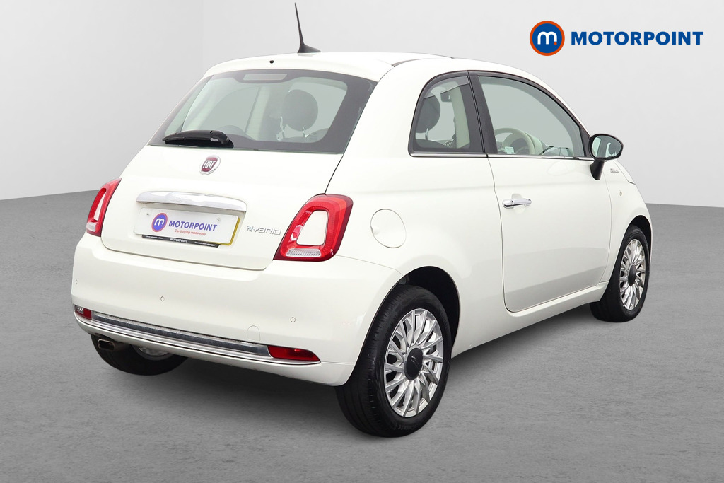 Fiat 500 Dolcevita Manual Petrol-Electric Hybrid Hatchback - Stock Number (1541046) - Drivers side rear corner