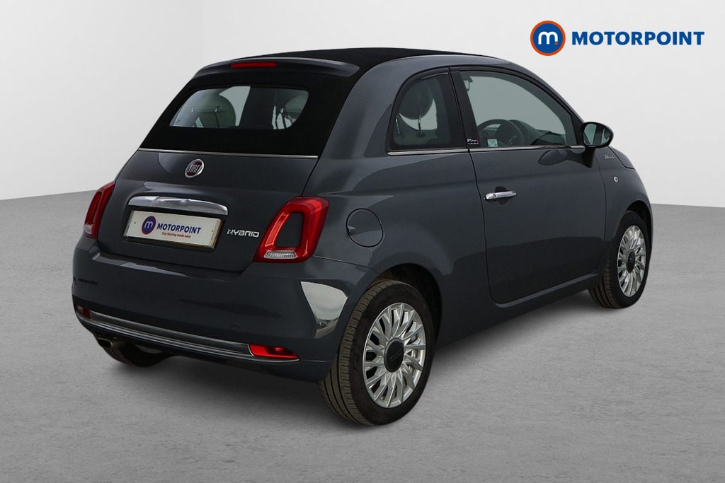 Fiat 500 Dolcevita Manual Petrol-Electric Hybrid Convertible - Stock Number (1542195) - Drivers side rear corner