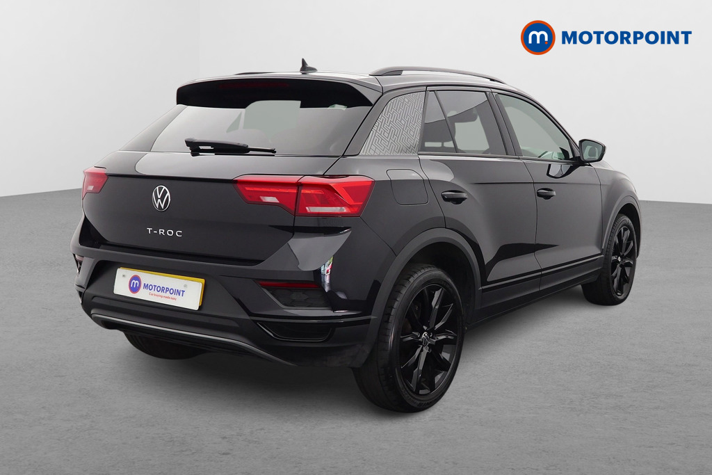 Volkswagen T-Roc Black Edition Automatic Petrol SUV - Stock Number (1542446) - Drivers side rear corner