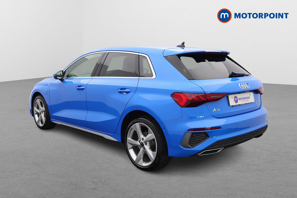 Audi A3 S Line Automatic Petrol Plug-In Hybrid Hatchback - Stock Number (1542786) - Passenger side rear corner