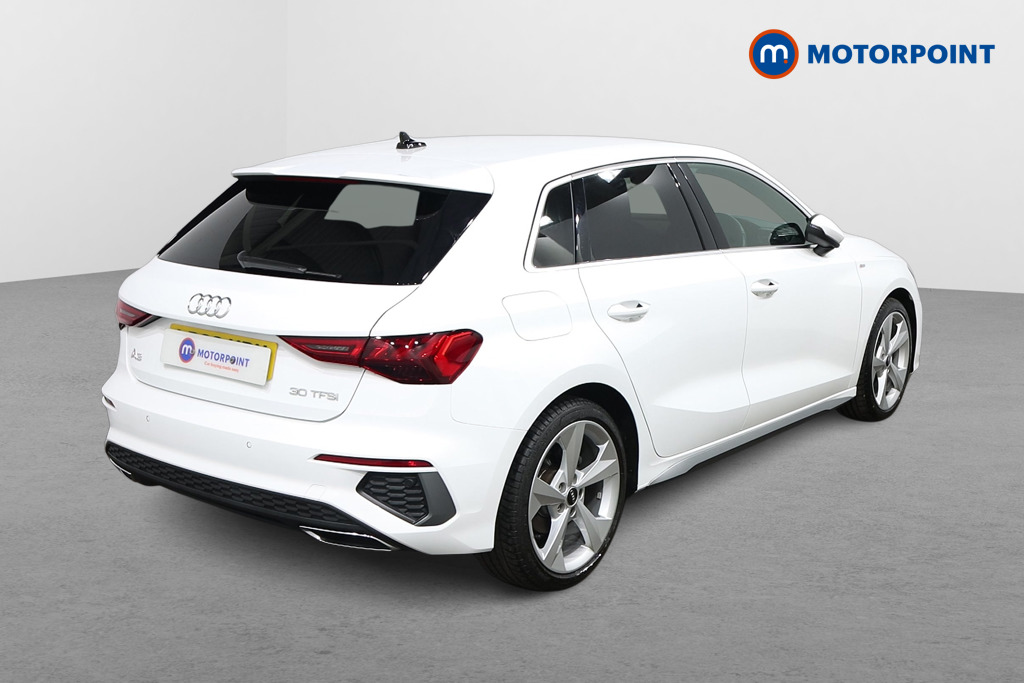 Audi A3 S Line Manual Petrol Hatchback - Stock Number (1540880) - Drivers side rear corner